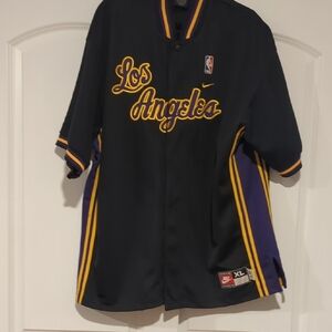 Nike Black Jersey with Yellow and Purple Accents